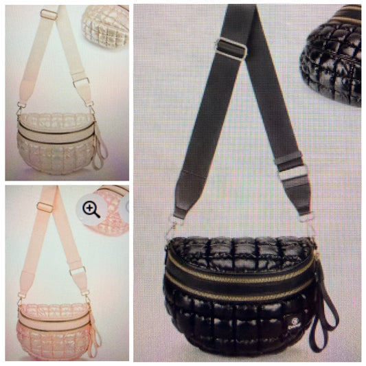 Roni Puffer Side bag with Removeable Strap (Multiple Colors)