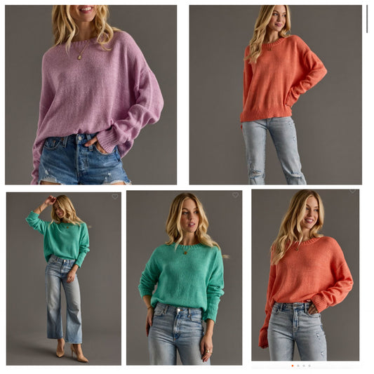 Lightweight Sweater, Multiple Options