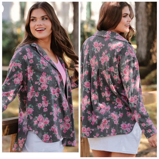 Rosie Refined Denim Shacket