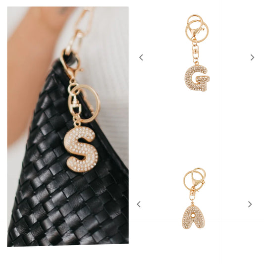 Bag charm Initials