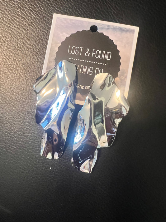 Drew earrings silver