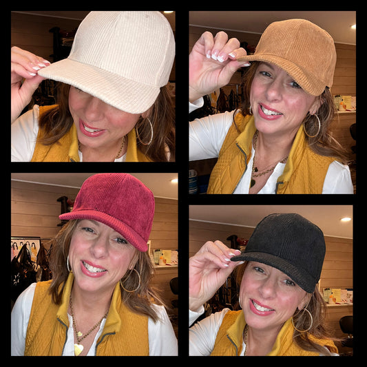 Corduroy Adjustable Hat* SALE