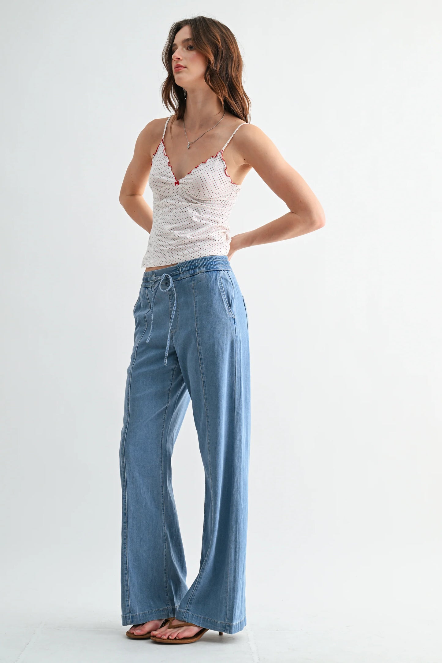 Denim Joggers by Mica