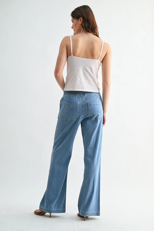 Denim Joggers by Mica