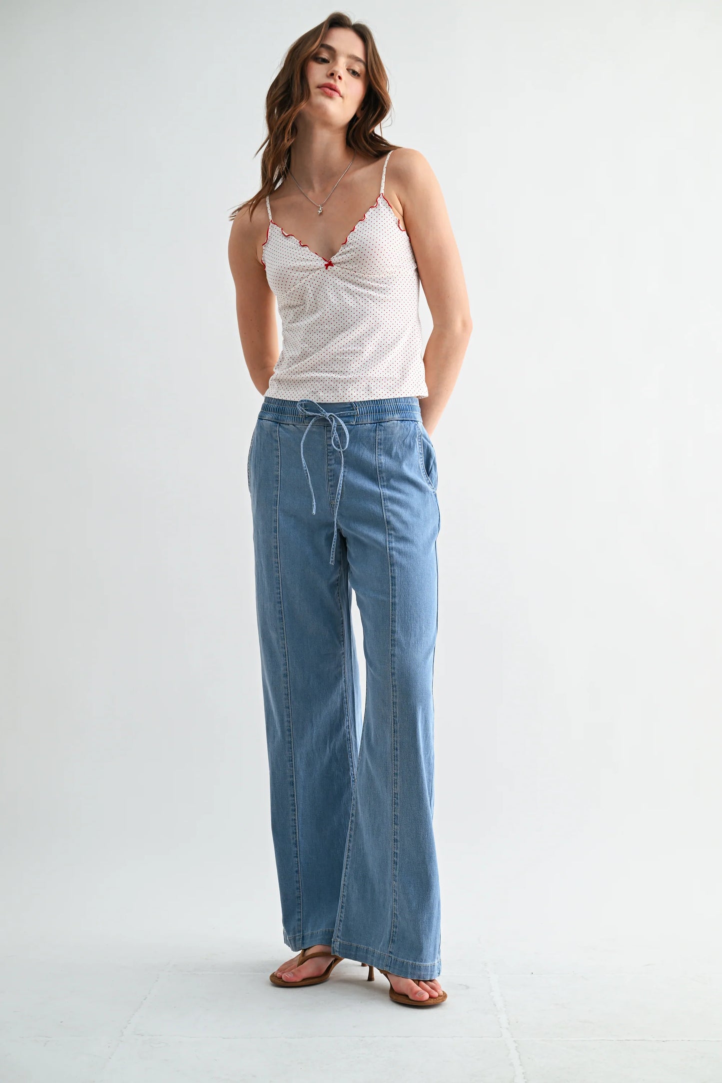 Denim Joggers by Mica