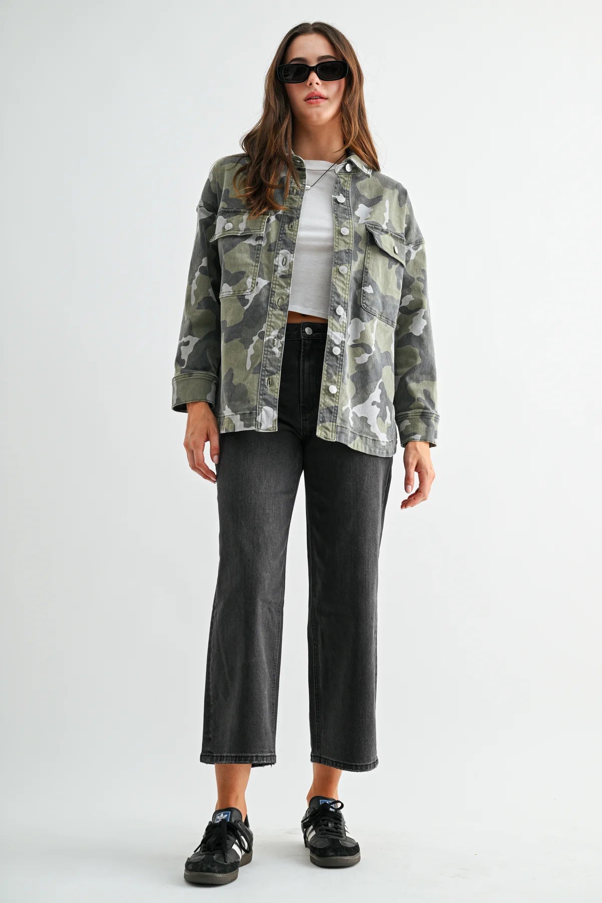 Camo Shacket by Mica