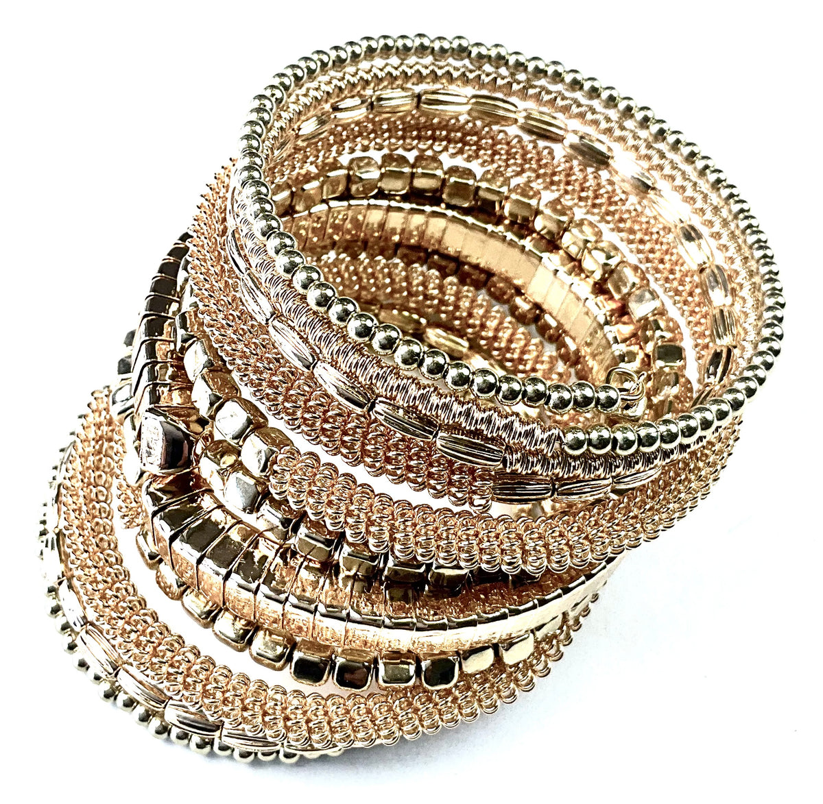 Gold Coil Bracelet from Lost and Found