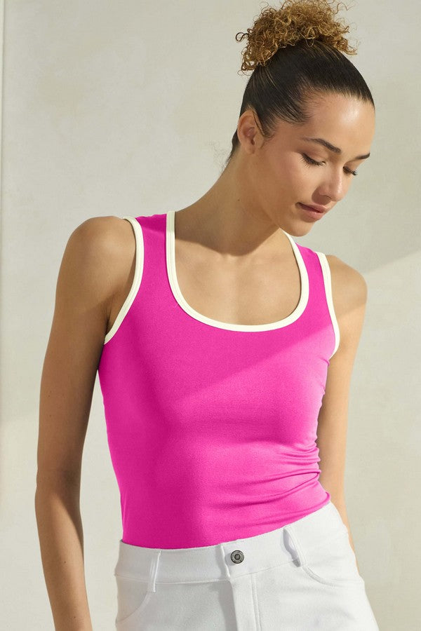 Two Toned Scoop Tank