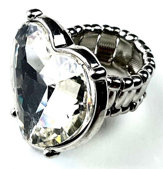 Bling Heart Ring from Lost and Found