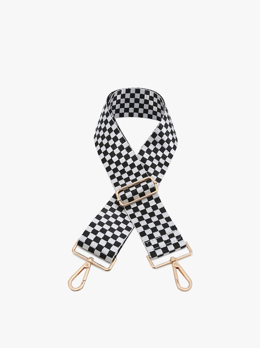 Strap Black and White Check