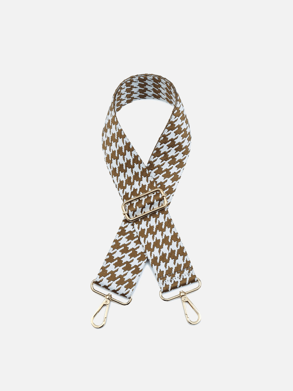 Strap Brown Houndstooth