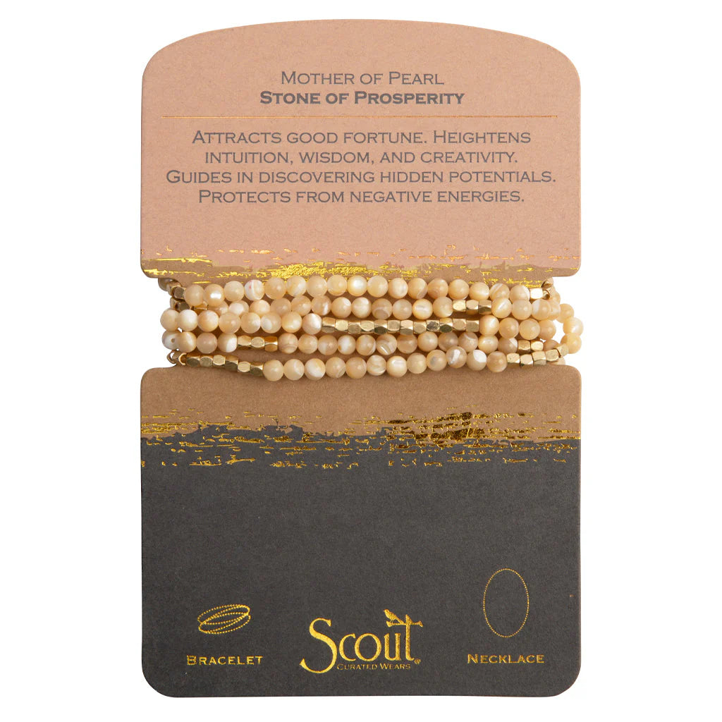 Scout Stone Wrap Bracelet/Necklace (Multiple Choices)