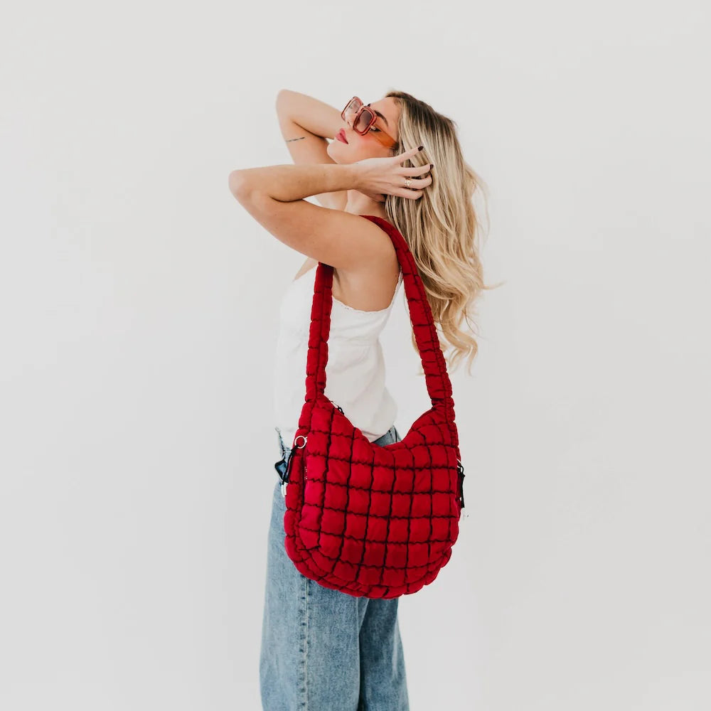 Quilted Hobo Bag