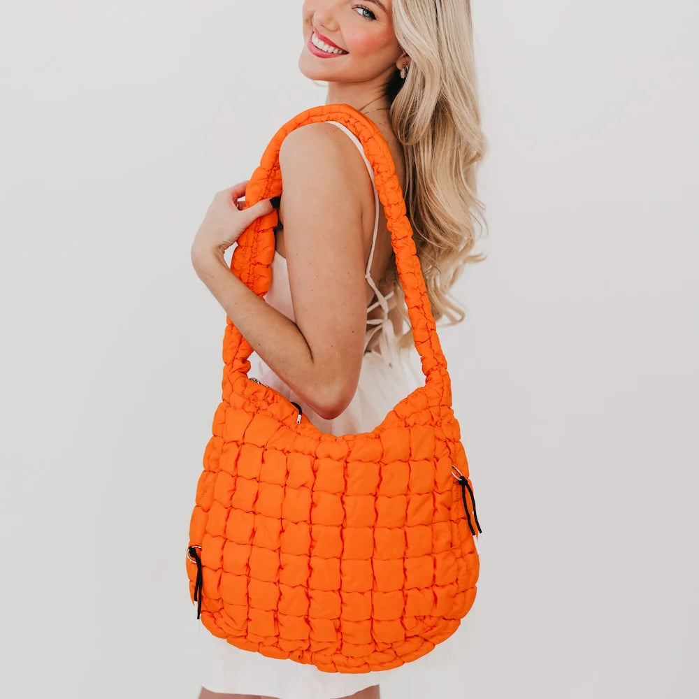 Quilted Hobo Bag
