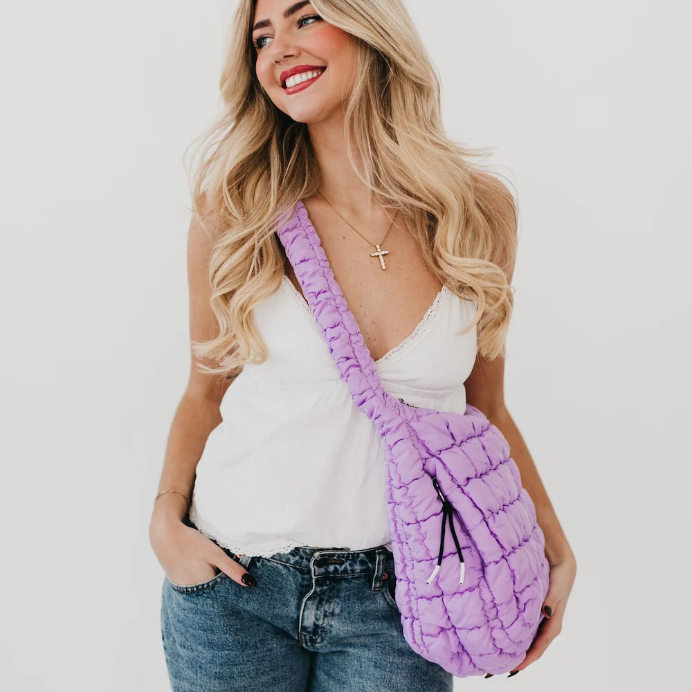 Quilted Hobo Bag