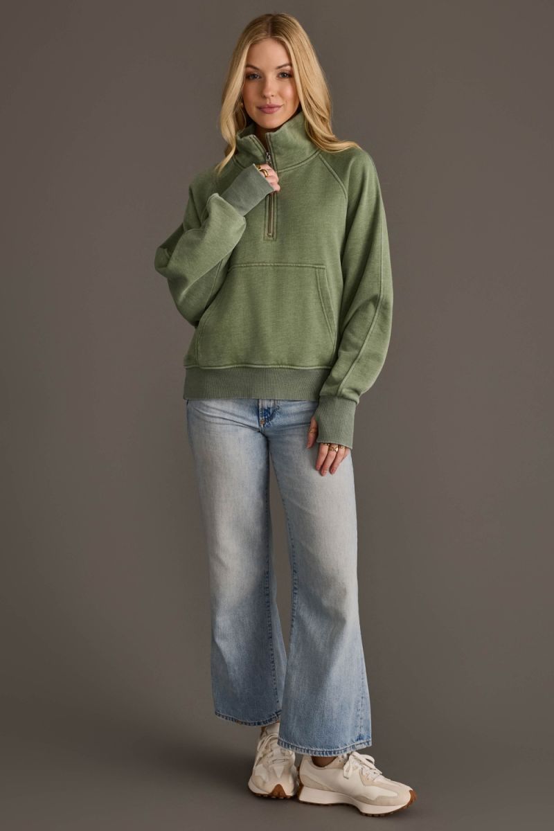 3/4 Zip Sweatshirt (Multiple Choices)
