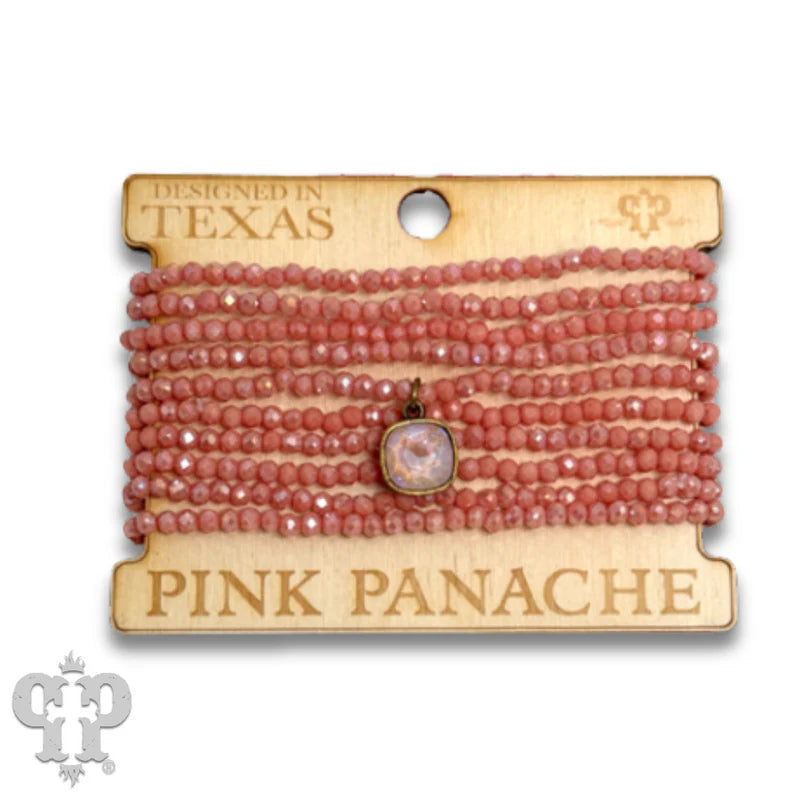 Faceted Stretchy Bracelet Stack by Pink Panache