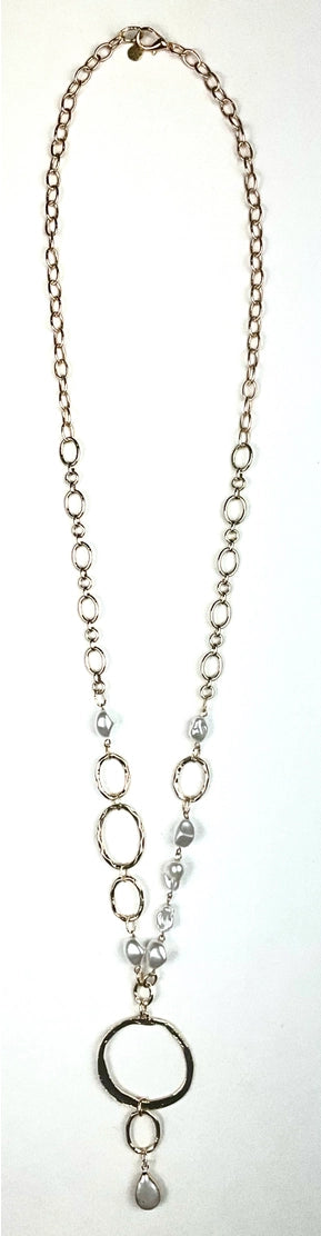 Gold and Pearl Pendant Necklace from Lost and Found