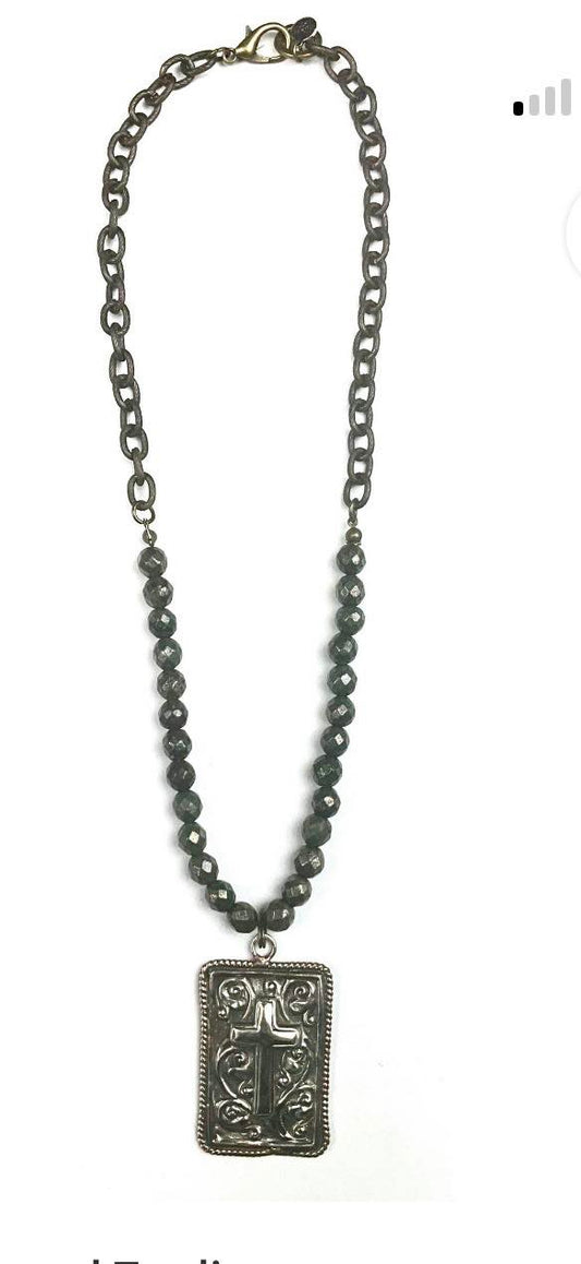 Cross Pendant Vintage Necklace from Lost and Found