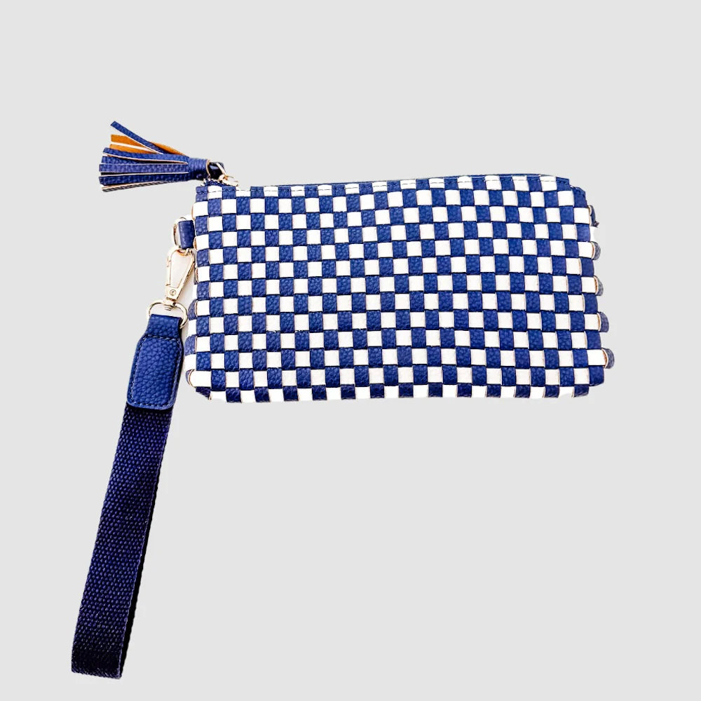 Woven Wallet Clutch