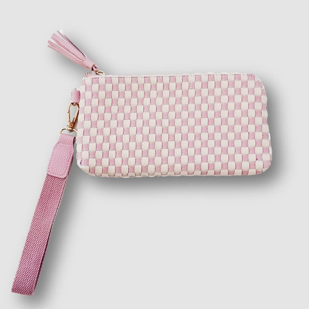 Woven Wallet Clutch