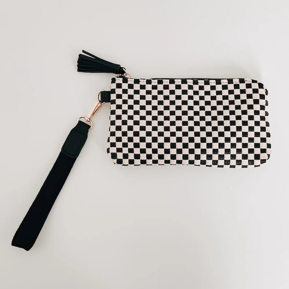 Woven Wallet Clutch