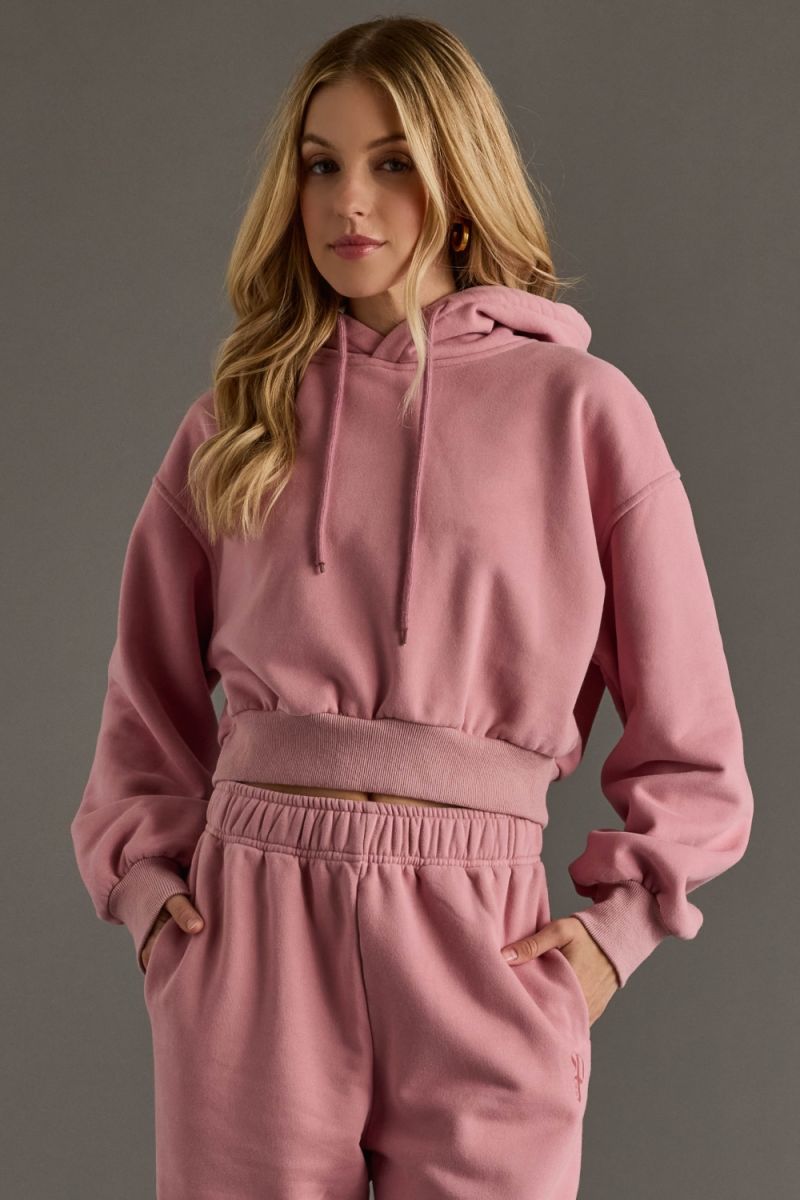 Cropped Hooded Sweatshirt