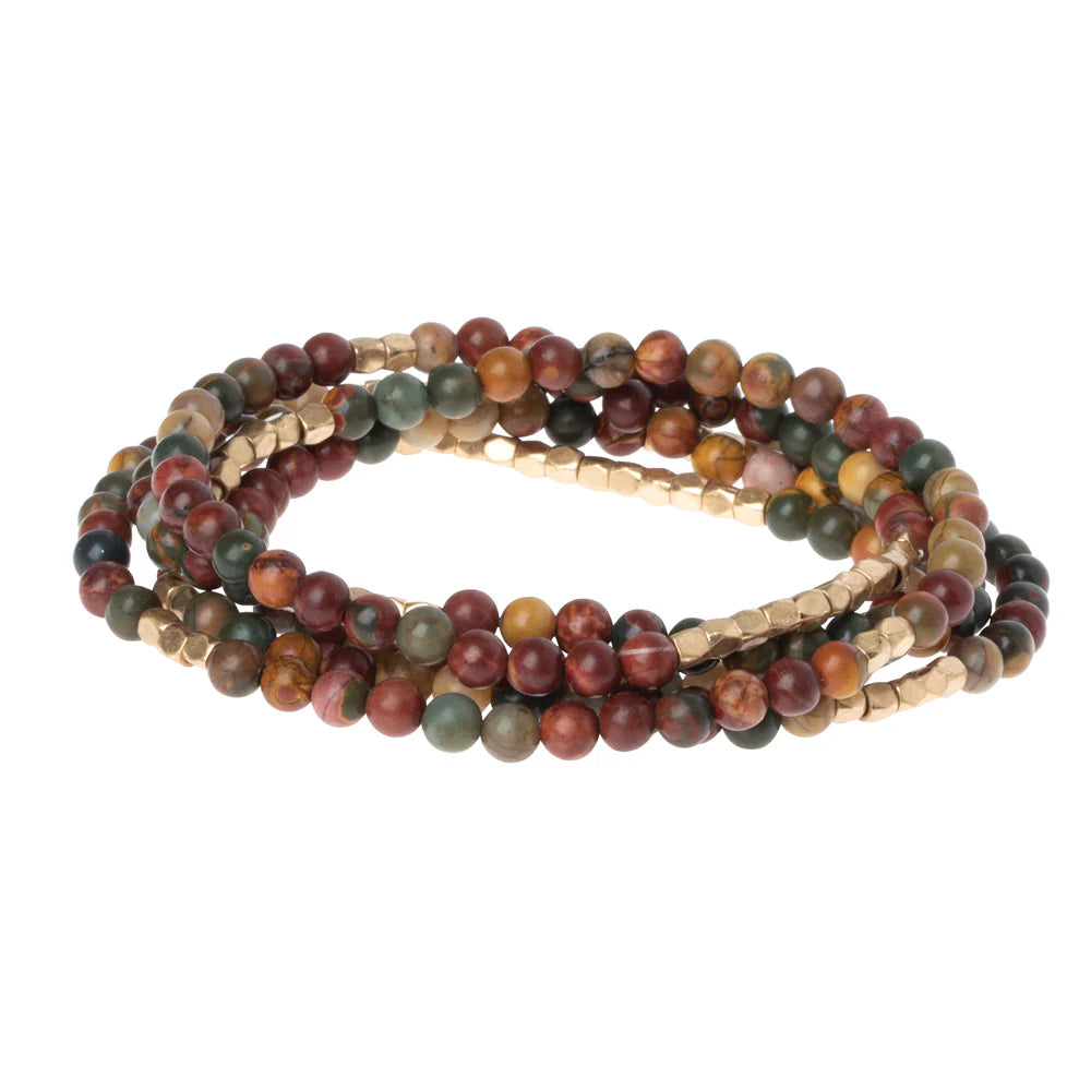 Scout Stone Wrap Bracelet/Necklace (Multiple Choices)