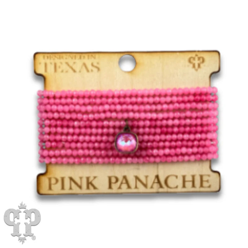 Faceted Stretchy Bracelet Stack by Pink Panache