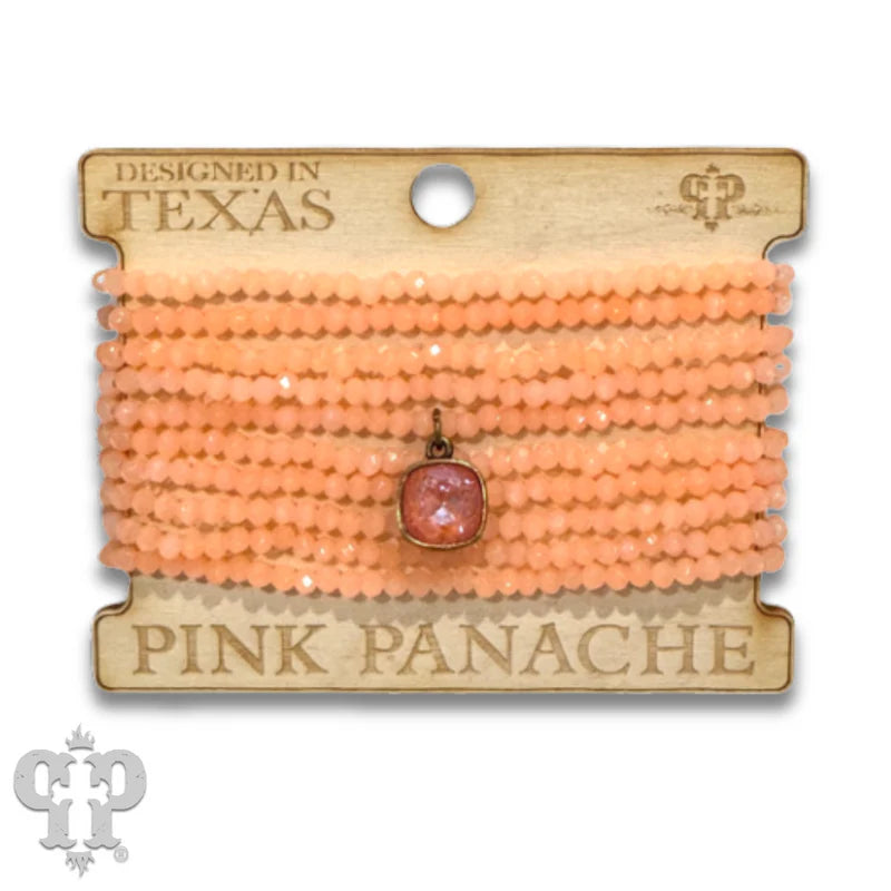 Faceted Stretchy Bracelet Stack by Pink Panache