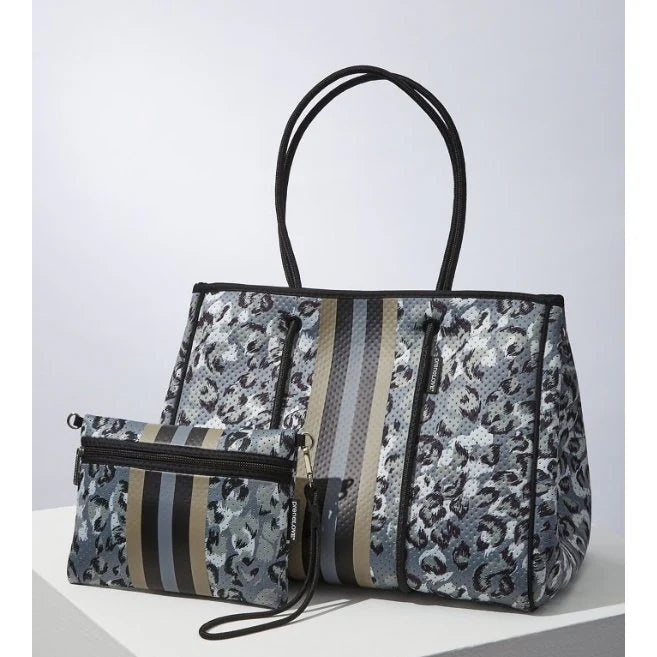Neoprene Tote Bag and Matching Wristlet