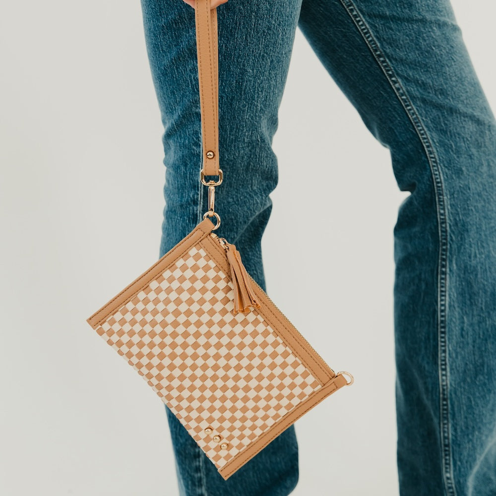 Veda Woven Crossbody and Clutch Bag, Multiple Choices