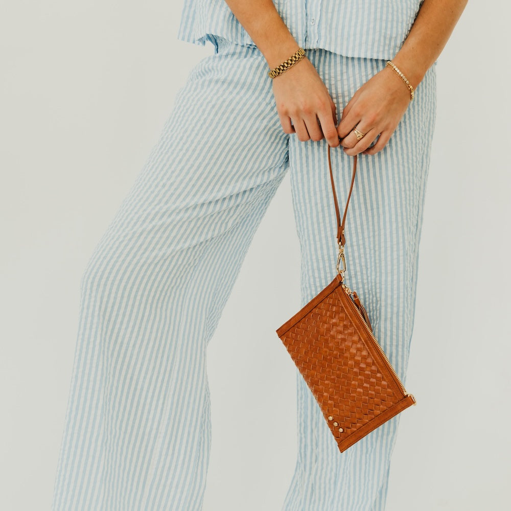 Veda Woven Crossbody and Clutch Bag, Multiple Choices
